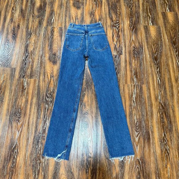 ASOS 25 / 32 Straight Leg‎ High Rise Denim Blue Jeans - Picture 1 of 7